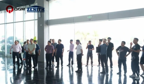 A Delegação da Rede de Resíduos Sólidos Industriais visitou Quangong Co., Ltd. para Inspeção e Troca