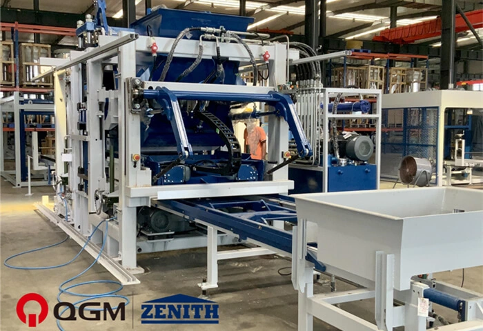 Remessa de Novo Projeto | A nova máquina para fazer blocos ZN900C foi entregue da QGM para Bangladesh