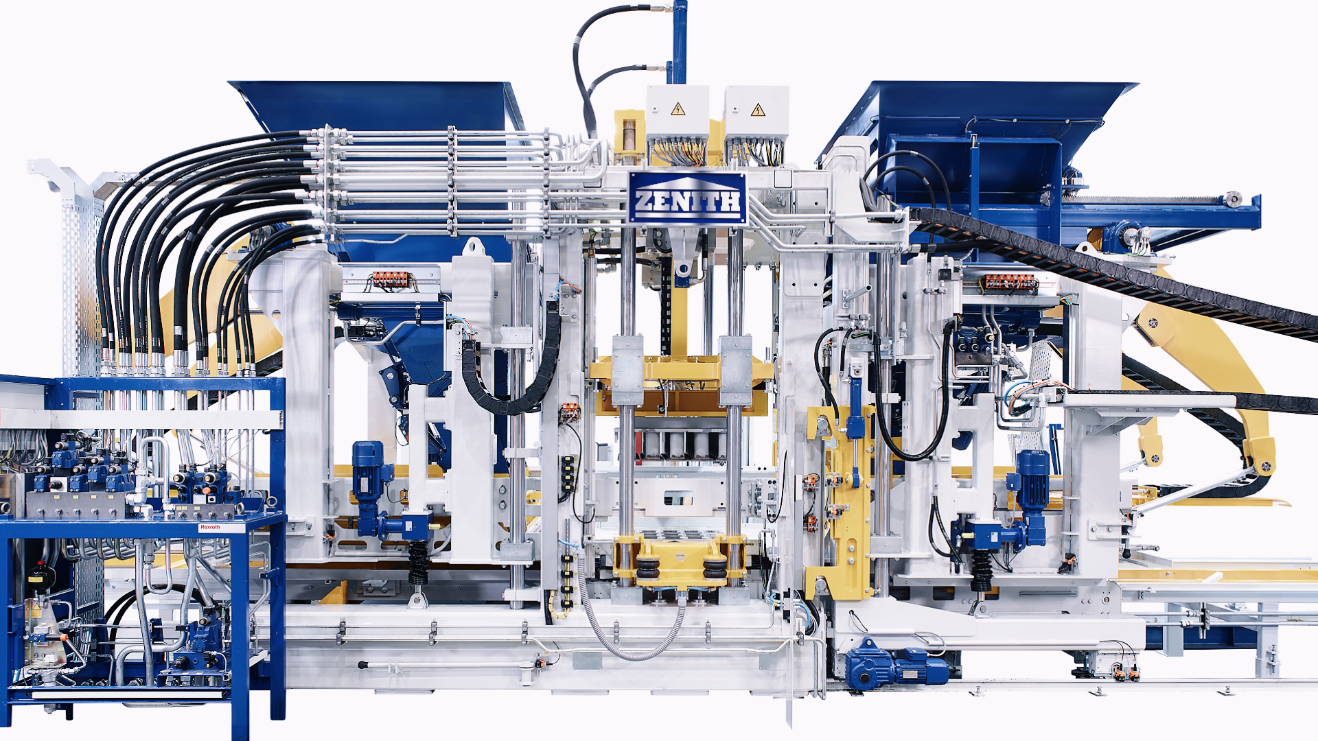 Máquina de fabricação de tijolos de cimento: uma ferramenta de construção eficiente e ecológica, ajudando a nova era do edifício verde