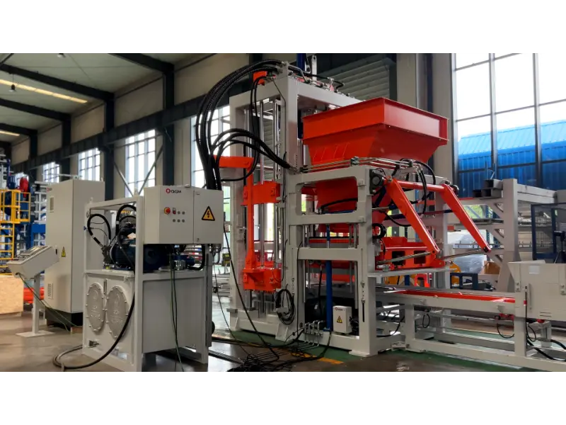 A linha de produção de fabricação de blocos de alta velocidade QT10 define um novo padrão para excelência em fabricação inteligente