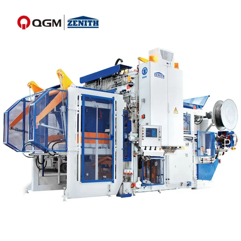 Máquina de blocos sem paletes