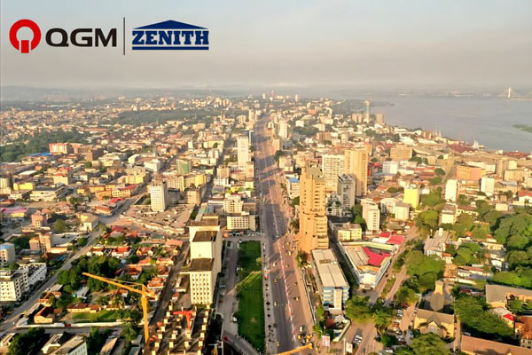 Máquina de bloco de concreto QGM QT6 em KINSHASA D.R CONGO