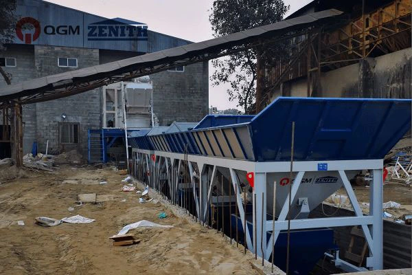 Linha de produção automática ZN900C com sistema de estantes e cubagem off-line em Bangladesh